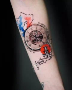 Mini color fineline style by Nhan Nguyen at Torch INK Tattoo