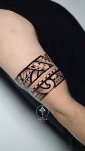 Mini maori tattoo band by Nhan Nguyen at Torch INK Studio