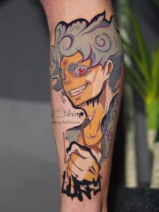 Luffy One piece done by Linh Nhim at Torch INK Tattoo
